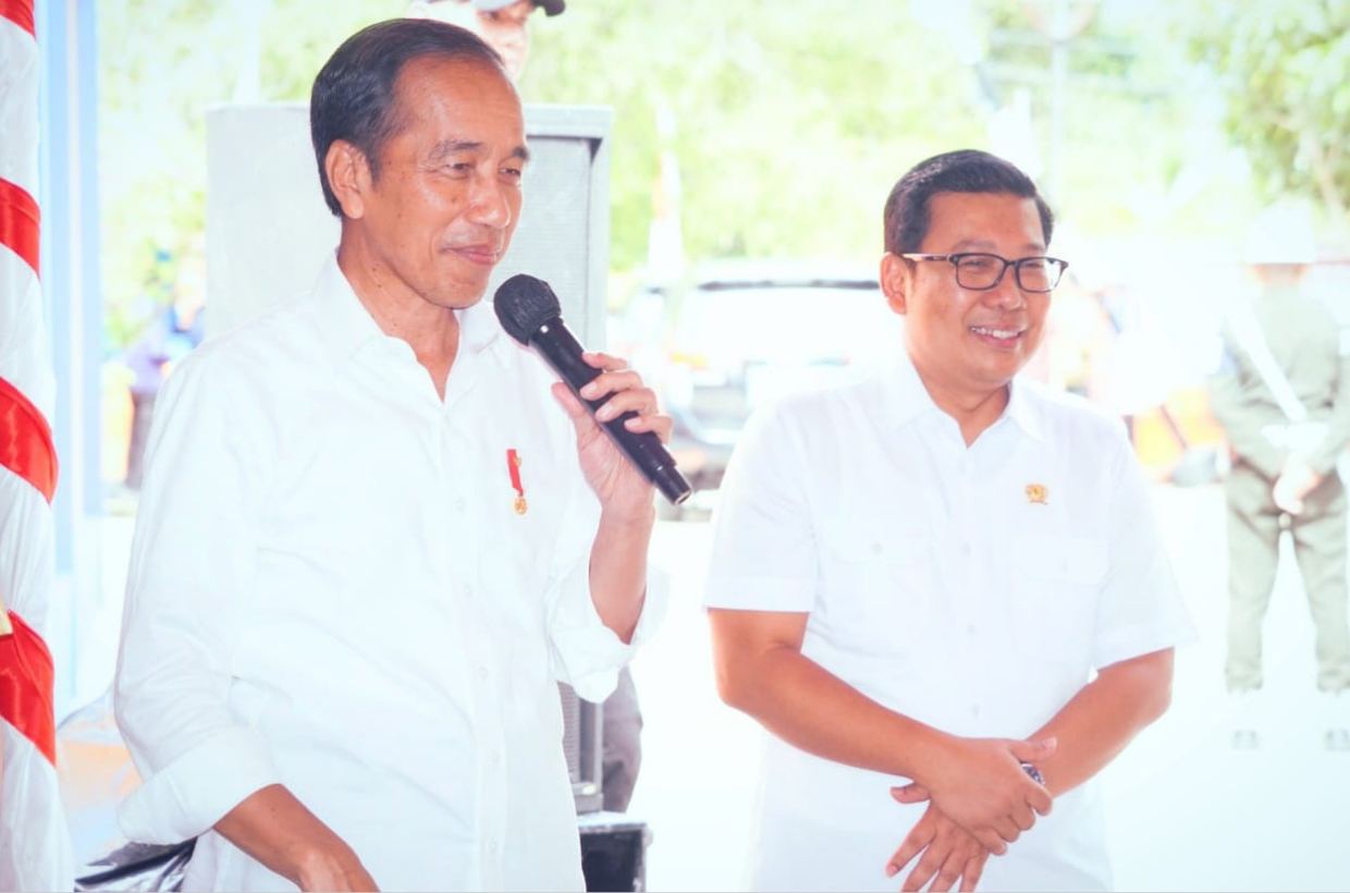 Tinjau Banpang Beras Bersama Presiden, Kepala Bapanas Optimis Ketersediaan Pangan Terjamin Cukup