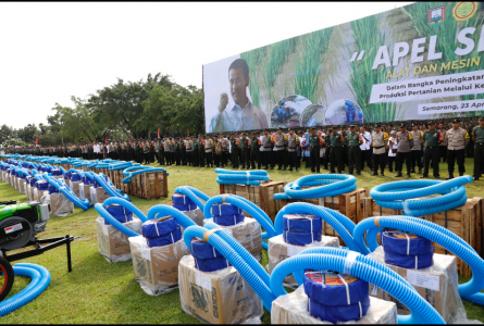 Dongkrak Produksi Beras Jawa Tengah, Kementan Gelontorkan 10.000 Unit Pompa Air